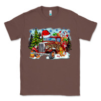 Chestnut Christmas truck Classic Tee - CowhideDigitalArt