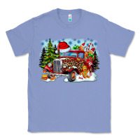 Colony Blue Christmas truck Classic Tee - CowhideDigitalArt