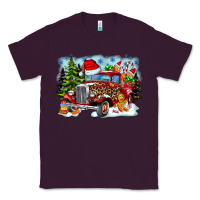 Plum Christmas truck Classic Tee - CowhideDigitalArt