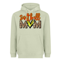 Matcha Softball mom Heavyweight Hoodie - HowdyJamesFarm