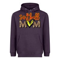 Plum Softball mom Heavyweight Hoodie - HowdyJamesFarm