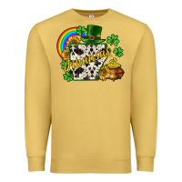 Antique Gold Arkansas map St. Patrick's Premium Sweatshirt - CowGirlArtShop