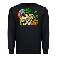 Black Arkansas map St. Patrick's Premium Sweatshirt - CowGirlArtShop