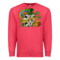 Cardinal Arkansas map St. Patrick's Premium Sweatshirt - CowGirlArtShop
