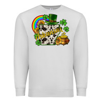 Dove Grey Arkansas map St. Patrick's Premium Sweatshirt - CowGirlArtShop