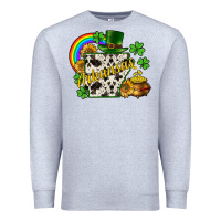 Heather Grey Arkansas map St. Patrick's Premium Sweatshirt - CowGirlArtShop