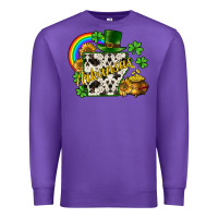 Purple Arkansas map St. Patrick's Premium Sweatshirt - CowGirlArtShop