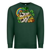 Sports Green Arkansas map St. Patrick's Premium Sweatshirt - CowGirlArtShop