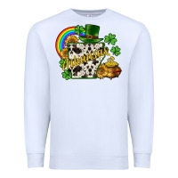 White Arkansas map St. Patrick's Premium Sweatshirt - CowGirlArtShop