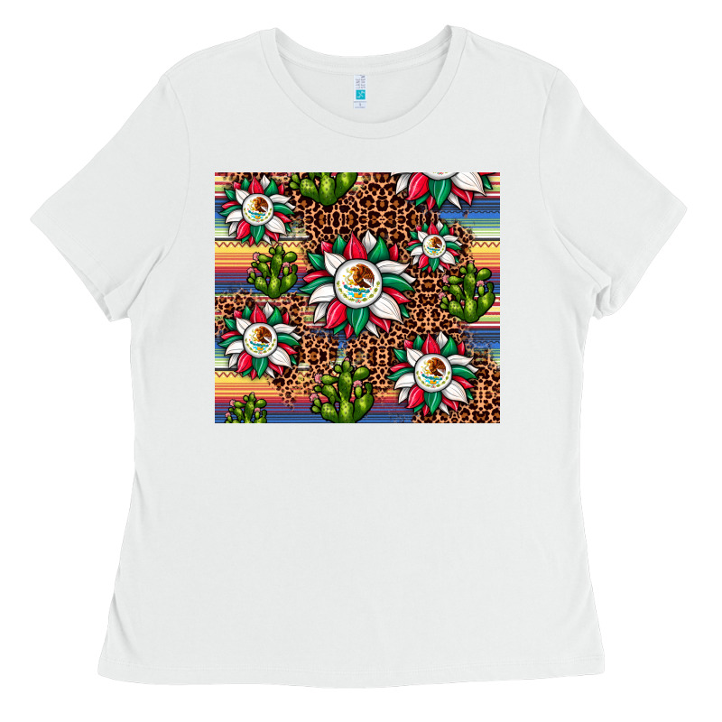Sunflower Mexican Flag Tumbler Ladies Tee by JahusDesignShop | Teevron