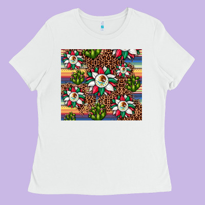Sunflower Mexican Flag Tumbler Ladies Tee Designed By Jahusdesignshop