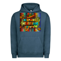 Pigment Midnight Navy hispanic heritage month tumbler Urban Hoodie - BundleAndBundleShop