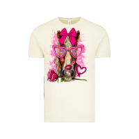 Vintage Arctic valentines day horse with sunglasses Vintage Tee - NancyCooperArtShop