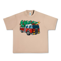 Burro christmas fire truck Urban Heavy Tee - MaliasSmallBusiness