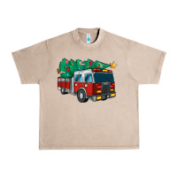 French Oak christmas fire truck Urban Heavy Tee - MaliasSmallBusiness