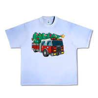 Grape Ice christmas fire truck Urban Heavy Tee - MaliasSmallBusiness