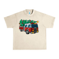 Sandshell christmas fire truck Urban Heavy Tee - MaliasSmallBusiness