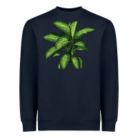 Navy Dumb Cane Heavyweight Sweatshirt - LillyAllenDesigns