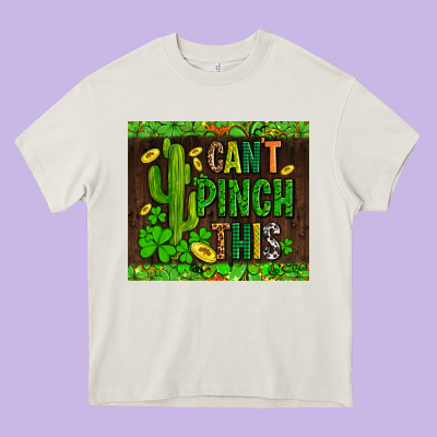 Shamrock Bomb Cant Pinch This Heavy Core Tee Designed By Adodesignshop