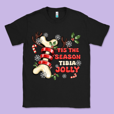 Tis The Season Tıbıa Jolly Classic Tee Designed By Maliassmallbusiness