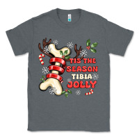 Charcoal Heather tis the season tıbıa jolly Classic Tee - MaliasSmallBusiness