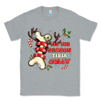 Heather Grey tis the season tıbıa jolly Classic Tee - MaliasSmallBusiness