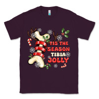 Plum tis the season tıbıa jolly Classic Tee - MaliasSmallBusiness