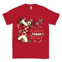 Red tis the season tıbıa jolly Classic Tee - MaliasSmallBusiness