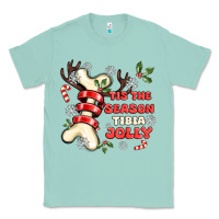 Seafoam tis the season tıbıa jolly Classic Tee - MaliasSmallBusiness