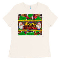 Bone merry Christmas with Santa Claus Ladies Tee - AdoDesignShop