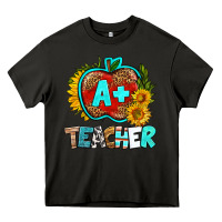 Asphalt a+ teacher apple Heavy Core Tee - BundleAndBundleShop