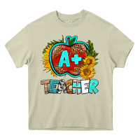 Mossy a+ teacher apple Heavy Core Tee - BundleAndBundleShop