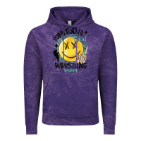 Cloud Purple somebody's feral wrestling mom Vintage Hoodie - MaliasSmallBusiness