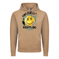 Vintage Coffee somebody's feral wrestling mom Vintage Hoodie - MaliasSmallBusiness