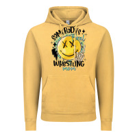 Vintage Mustard somebody's feral wrestling mom Vintage Hoodie - MaliasSmallBusiness