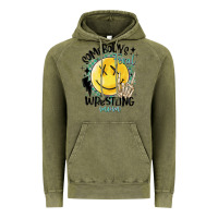 Vintage Olive somebody's feral wrestling mom Vintage Hoodie - MaliasSmallBusiness