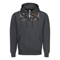 Smoke gothic girl and colorful girl Zipper Hoodie - TumblerDesignByShophia