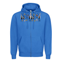 True Royal gothic girl and colorful girl Zipper Hoodie - TumblerDesignByShophia