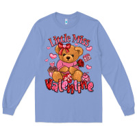 Colony Blue little miss valentine teddy bear Long Sleeve Tee - LillyAllenDesigns