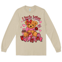Mushroom little miss valentine teddy bear Long Sleeve Tee - LillyAllenDesigns