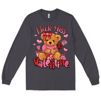 Smoke little miss valentine teddy bear Long Sleeve Tee - LillyAllenDesigns
