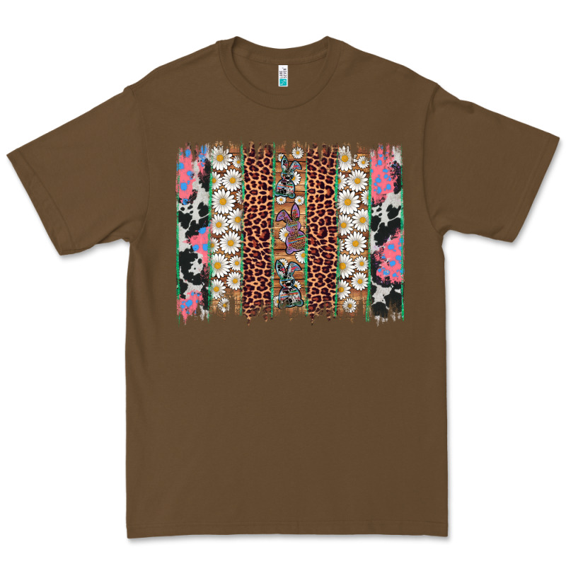 Easter Leopard Cowhide Bunny Brush Stroke Premium Tee by Artiststas | Teevron