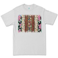 Dove Grey easter leopard cowhide bunny brush stroke Premium Tee - Artiststas