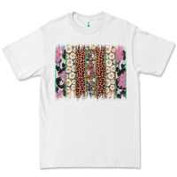 White easter leopard cowhide bunny brush stroke Premium Tee - Artiststas