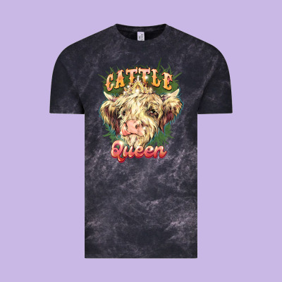 Cattle Queen Vintage Tee Designed By Nancycooperartshop