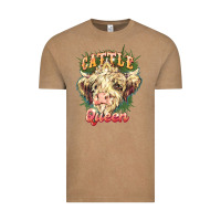 Vintage Coffee cattle queen Vintage Tee - NancyCooperArtShop