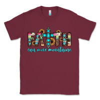 Burgundy faith can move mountains Classic Tee - JahusDesignShop