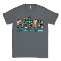 Charcoal Heather faith can move mountains Classic Tee - JahusDesignShop