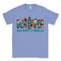 Colony Blue faith can move mountains Classic Tee - JahusDesignShop