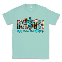 Seafoam faith can move mountains Classic Tee - JahusDesignShop